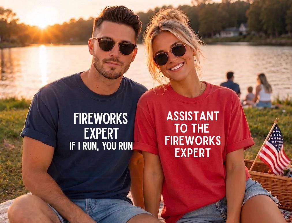 Fireworks Expert if I Run You Run Shirt, Funny Shirt for 4th of July