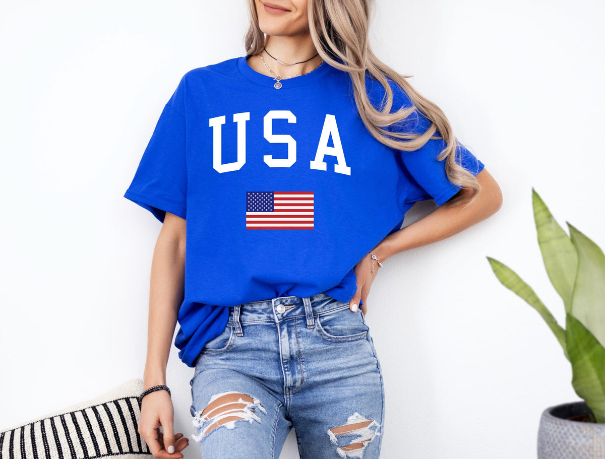 Custom USA Flag Shirt: Patriotic Family Matching 4th of July