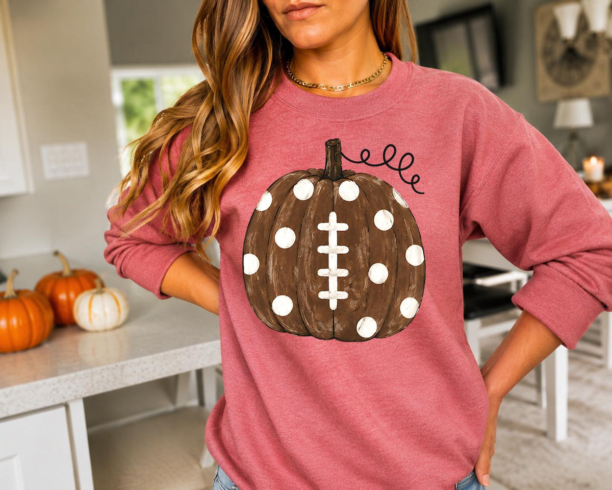 Football Pumpkin Shirt, Football Mom Shirt, Game Day Shirt