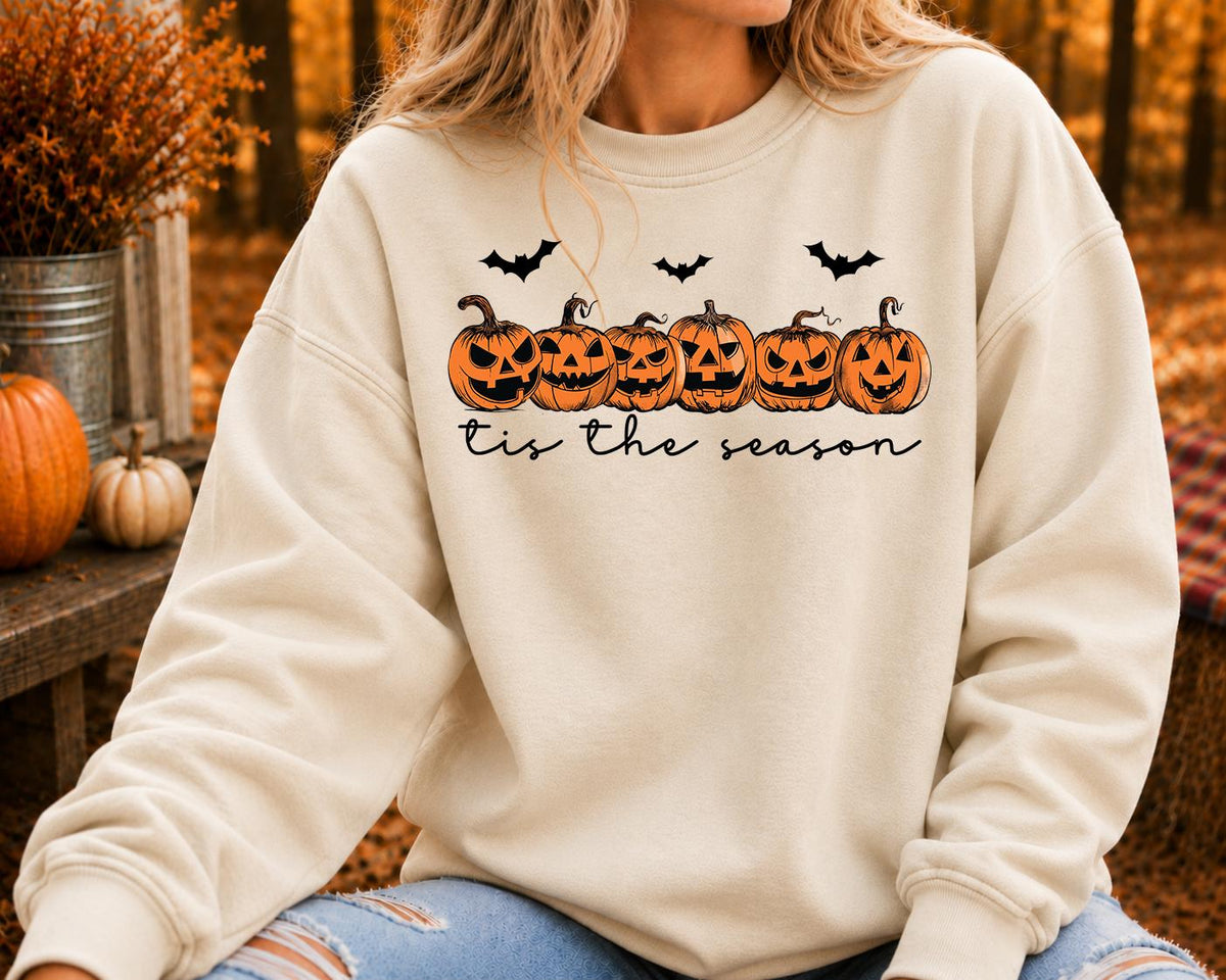Tis the Season pumpkin shirt, Halloween shirt, Ghost Shirt