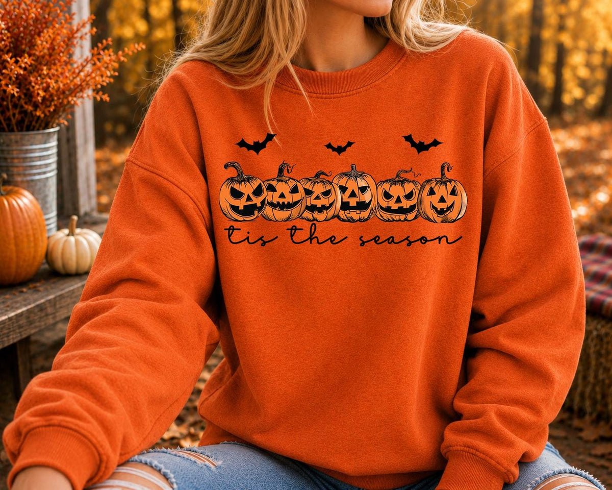 Tis the Season pumpkin shirt, Halloween shirt, Ghost Shirt