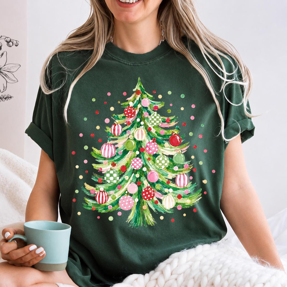Christmas Sweatshirt, Womens Christmas shirt, Christmas Tree shirt