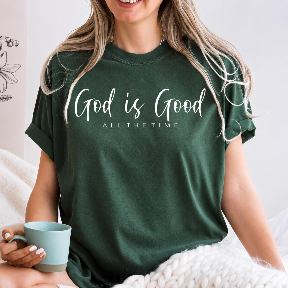 God is Good Shirt, Christian Shirt, Minimal Christian Shirt