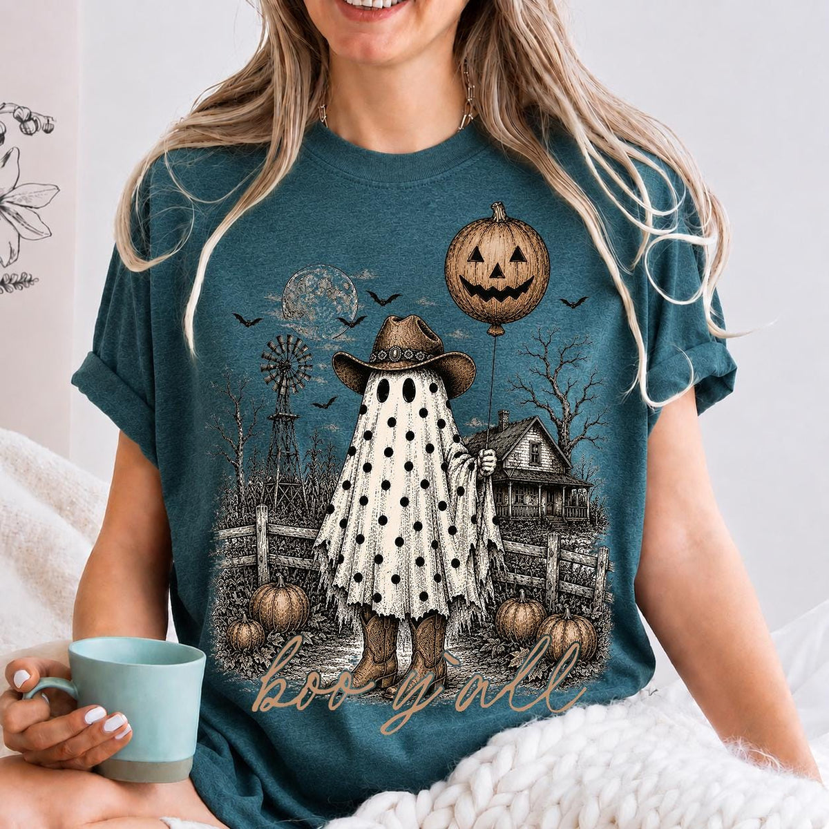 Boo Y'all Shirt, Boo T-shirt, Halloween Shirt, Boo You all