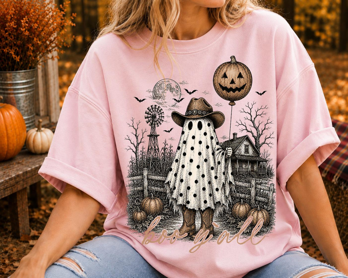 Boo Y'all Shirt, Boo T-shirt, Halloween Shirt, Boo You all