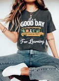 It's A Good Day For Learning shirt, Cute School Bus Animals
