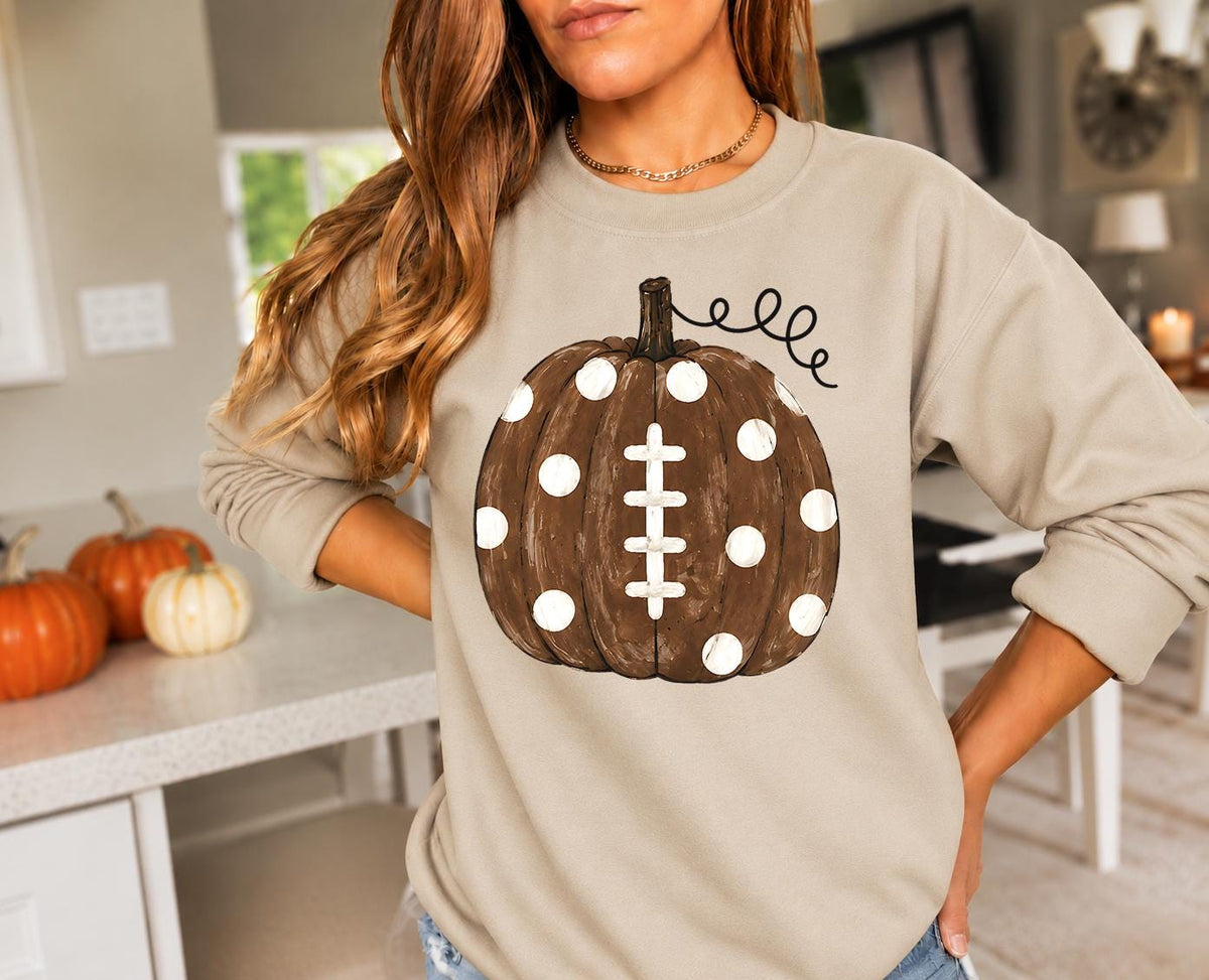 Football Pumpkin Shirt, Football Mom Shirt, Game Day Shirt