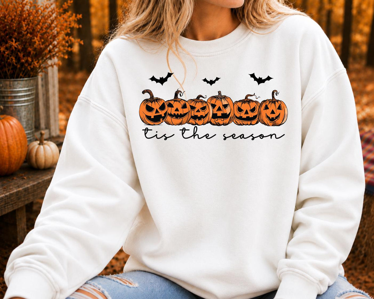 Tis the Season pumpkin shirt, Halloween shirt, Ghost Shirt