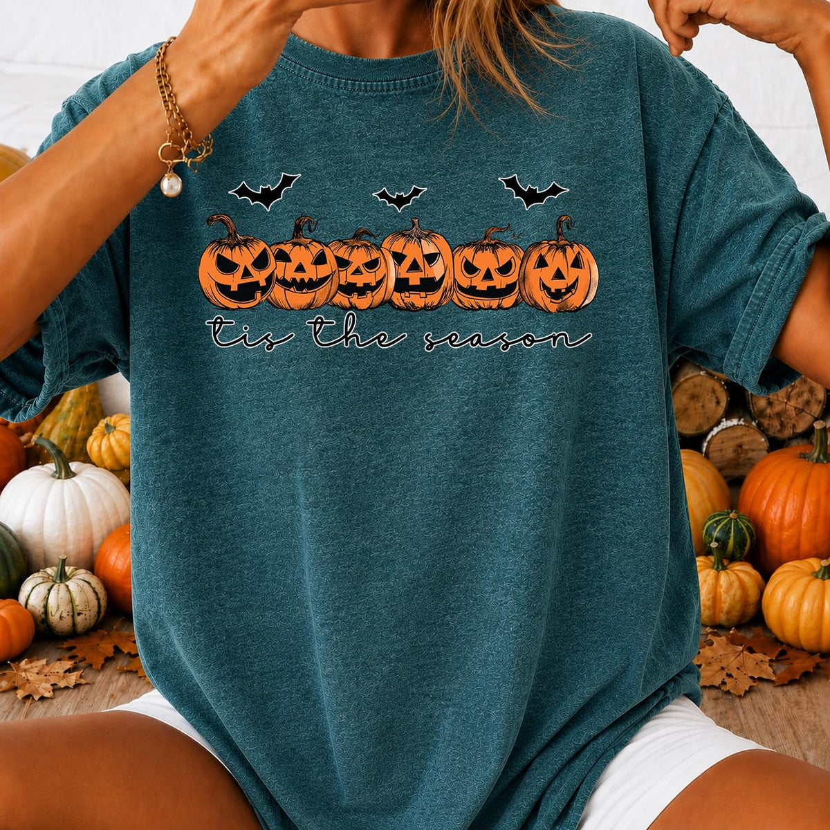 Tis the Season pumpkin shirt, Halloween shirt, Ghost Shirt