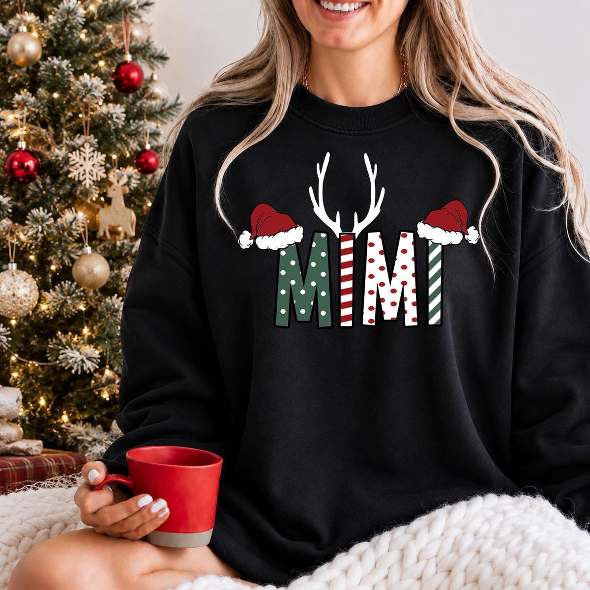 Family Monogram Christmas Shirt, Personalized Christmas Name Shirt