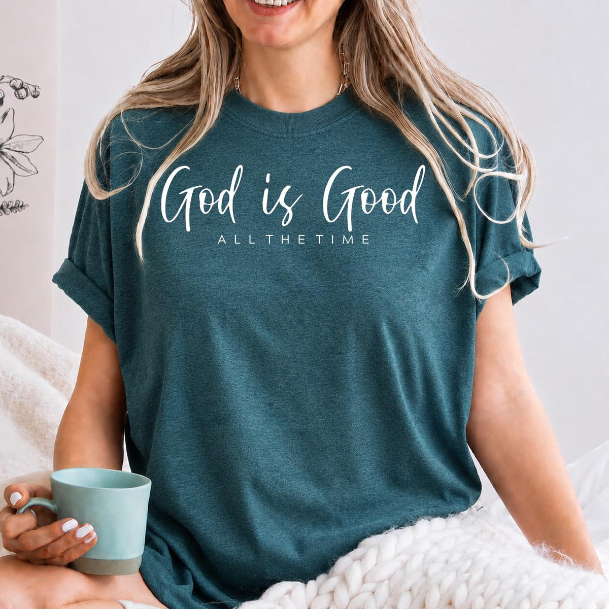 God is Good Shirt, Christian Shirt, Minimal Christian Shirt