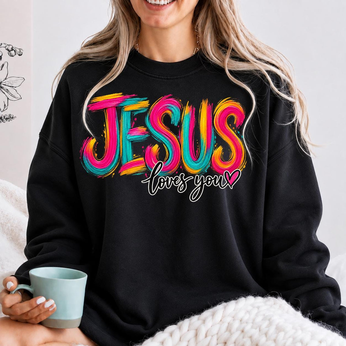 Jesus Loves You Shirt, Christian T-Shirt, Motivational Faith Tee