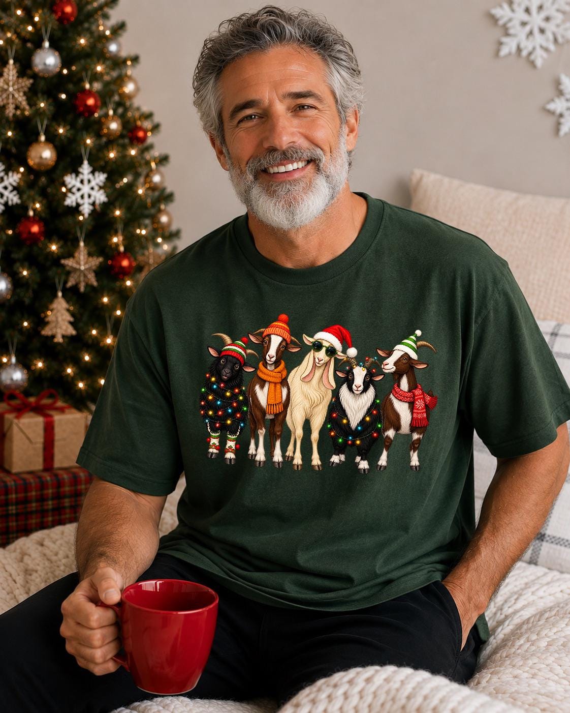 Christmas Farm Animals Shirt, Cute Farm Christmas Shirt, Country Xmas Tee