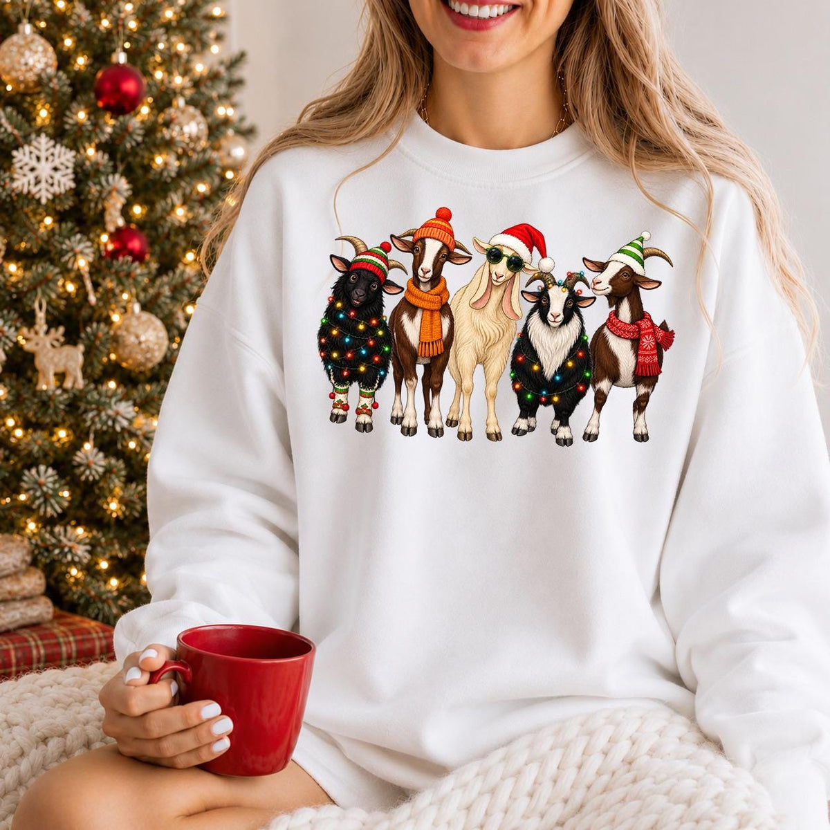 Christmas Farm Animals Shirt, Cute Farm Christmas Shirt, Country Xmas Tee