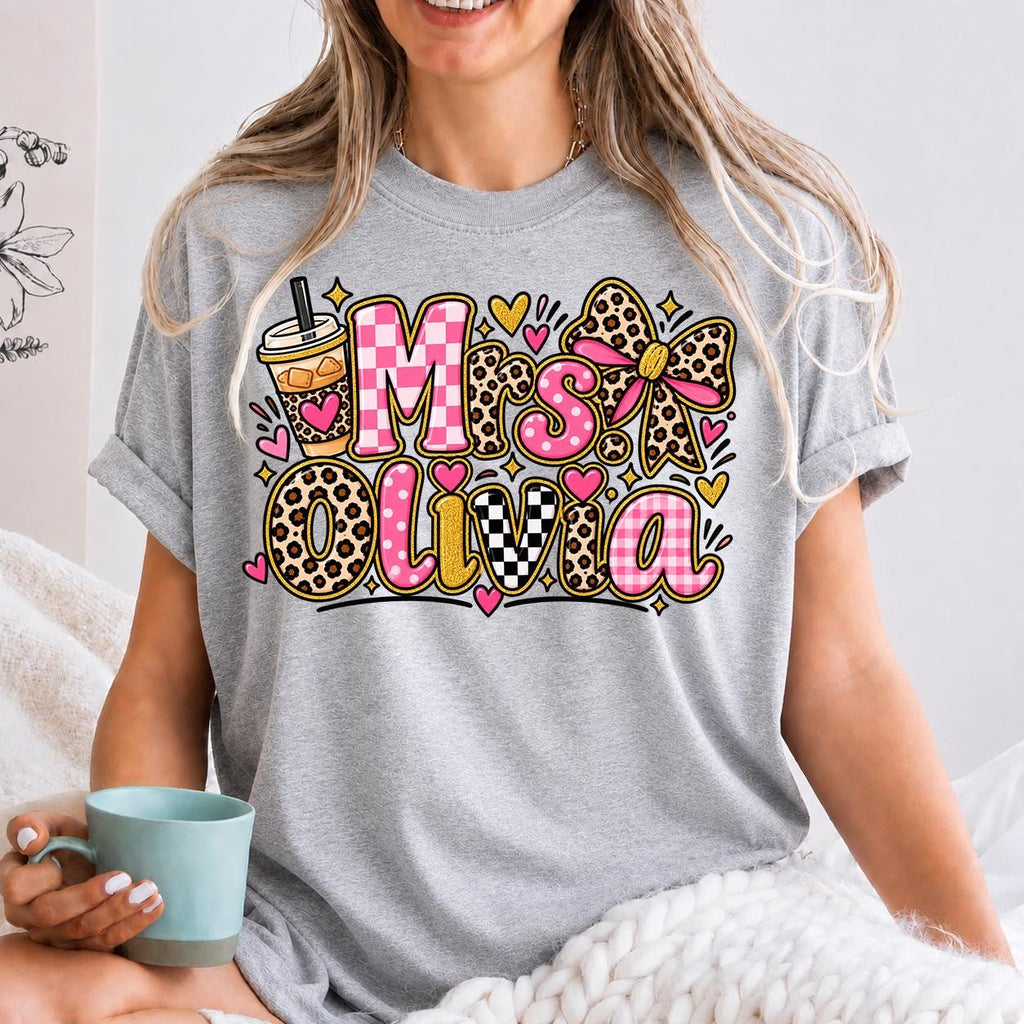 Custom Teachers name shirt, Back to school shirt, Teacher name shirt