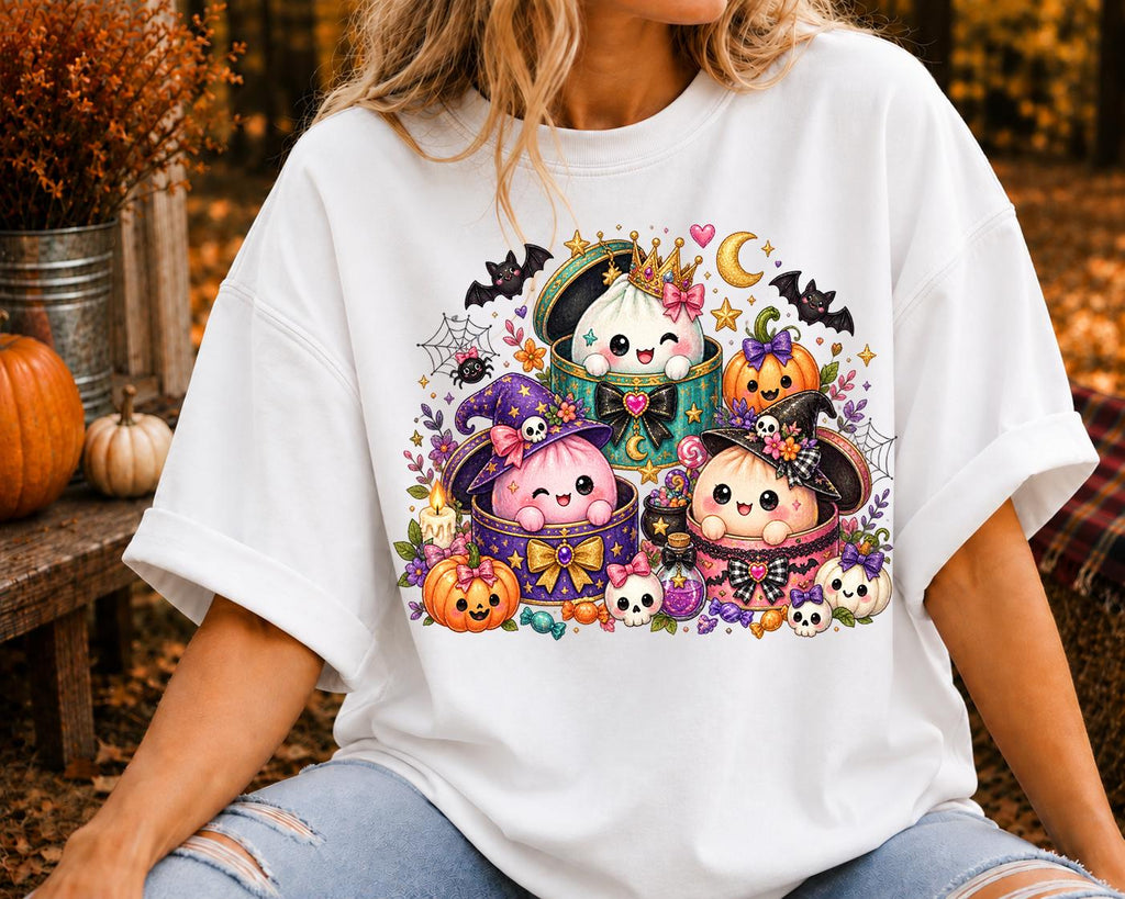 Spooky Dumpling Shirt, Halloween Dumpling Toddler Tee, Spooky Food
