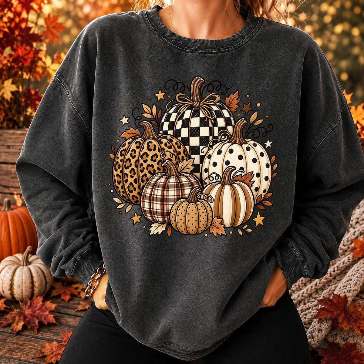 Fall Pumpkin Shirt, Leopard Autumn Fall Shirt, Thanksgiving Tee