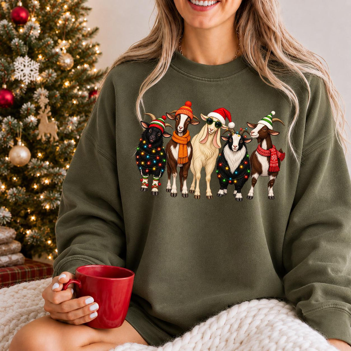 Christmas Farm Animals Shirt, Cute Farm Christmas Shirt, Country Xmas Tee