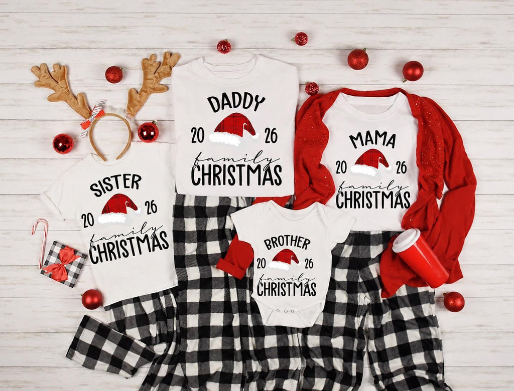 Personalized Family Name Christmas Shirt: Custom Matching Holiday Outfit
