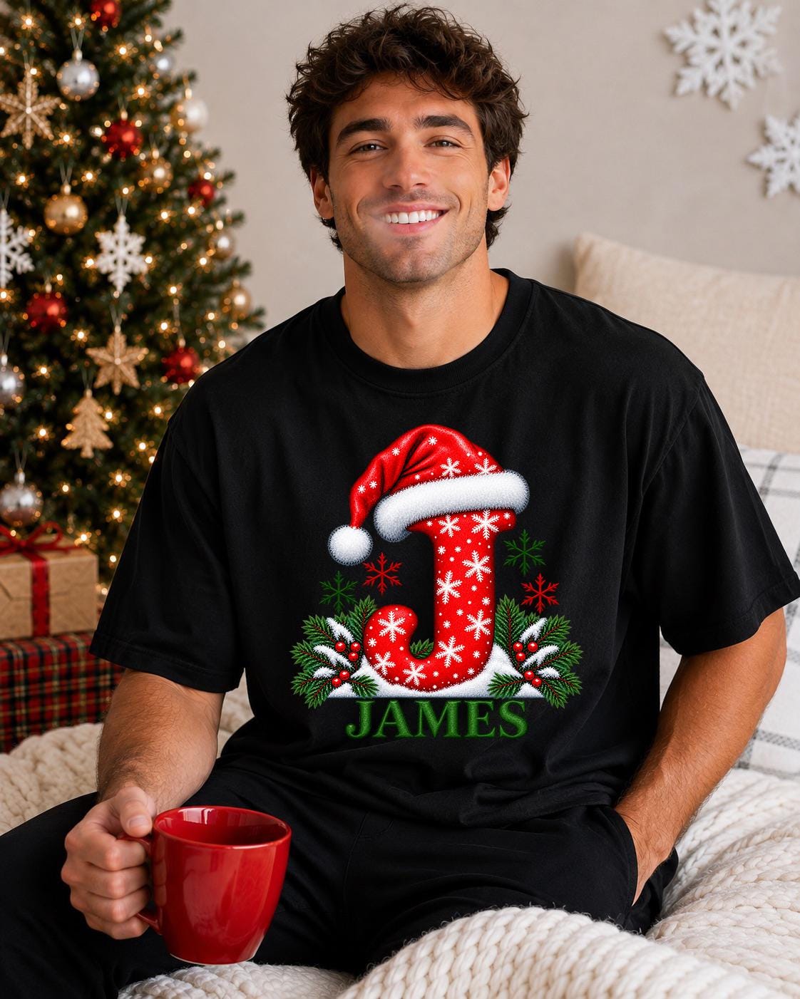 Matching Family Christmas Pajamas Shirt, Custom Christmas Tee