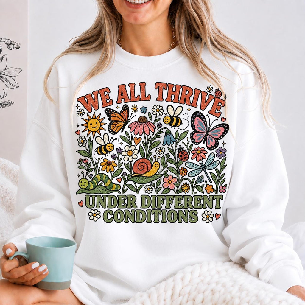 We All Thrive Under Different Conditions, Autism Acceptance, Teacher Gift