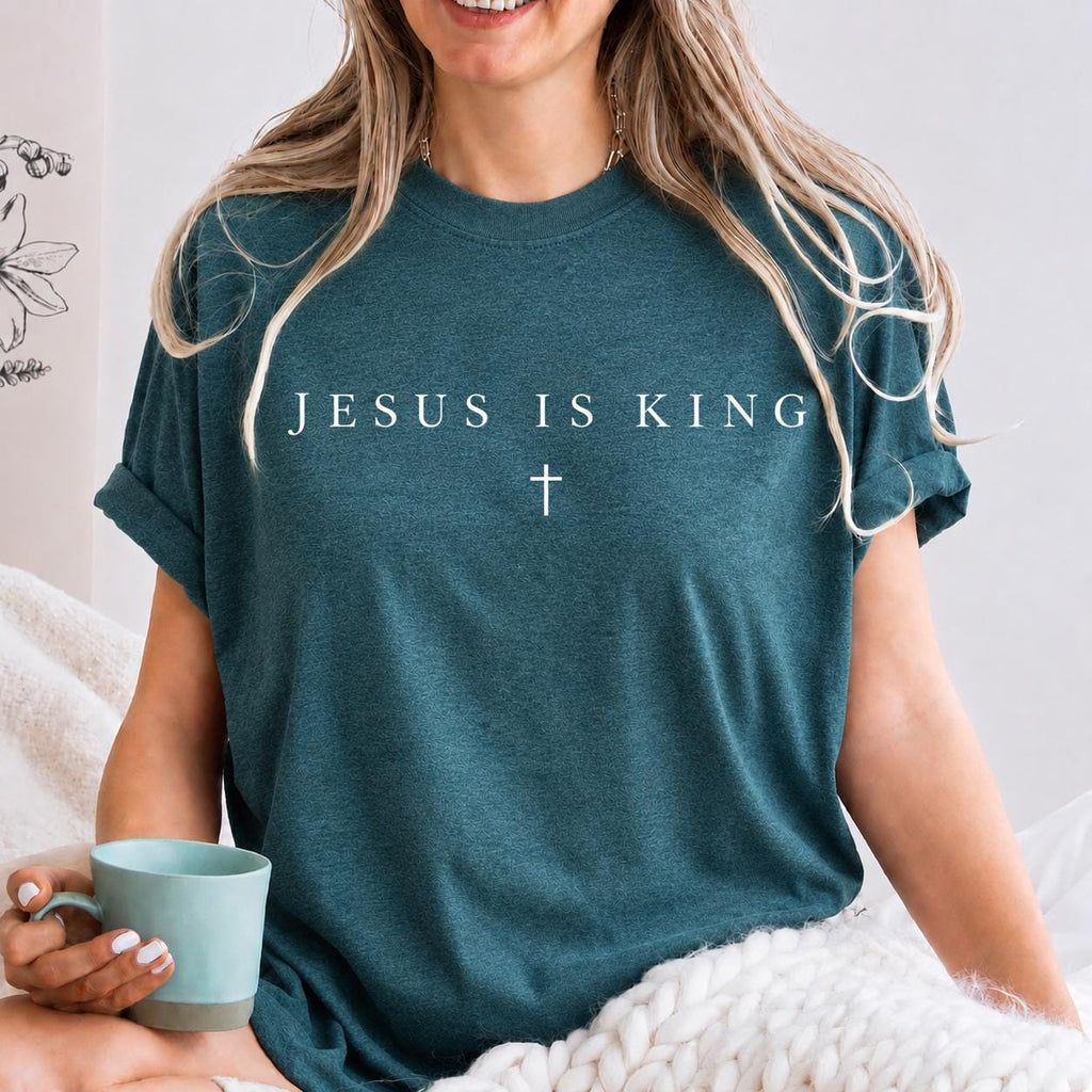 Jesus is King Shirt, Religious Mom Shirt, Christian Shirt, Religious Shirt