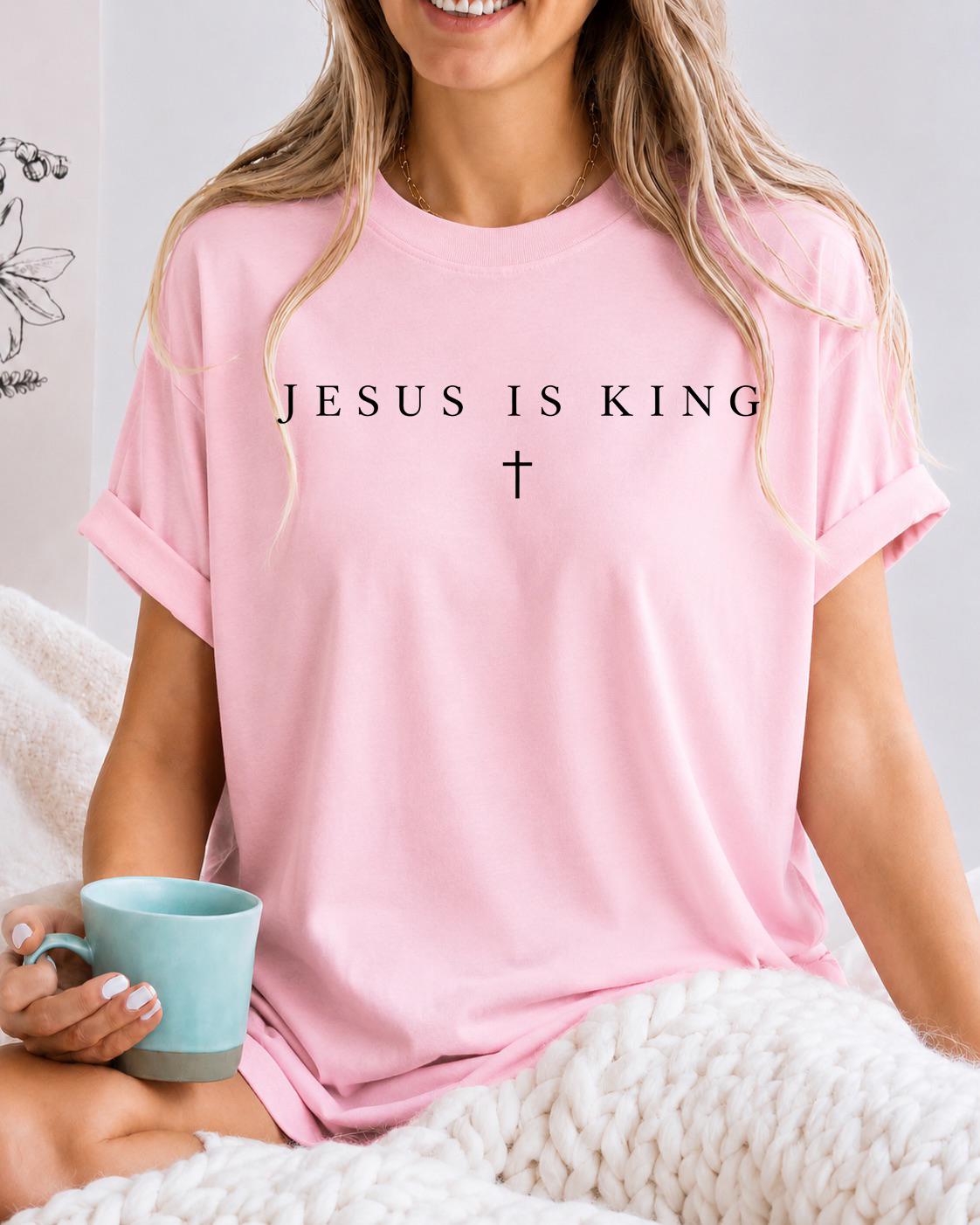 Jesus is King Shirt, Religious Mom Shirt, Christian Shirt, Religious Shirt
