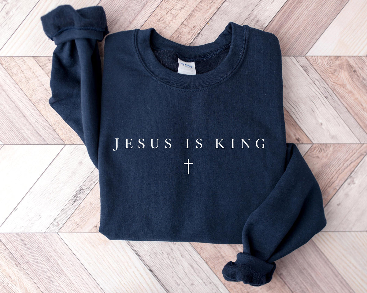 Jesus is King Shirt, Religious Mom Shirt, Christian Shirt, Religious Shirt