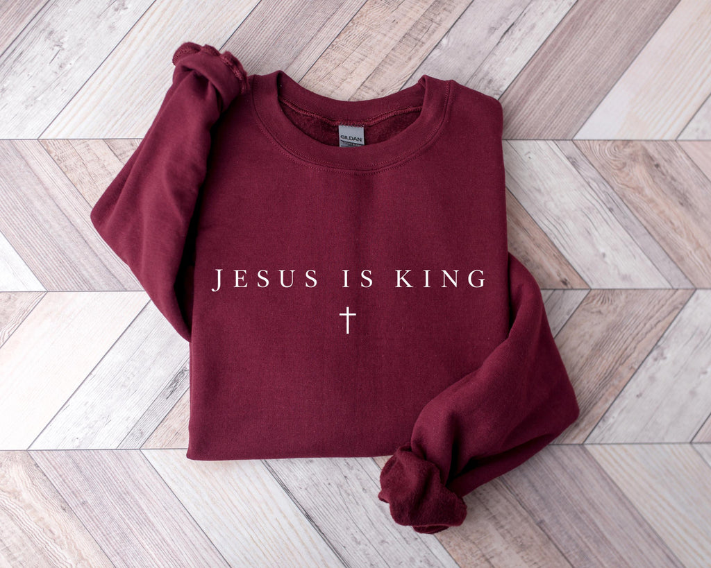 Jesus is King Shirt, Religious Mom Shirt, Christian Shirt, Religious Shirt