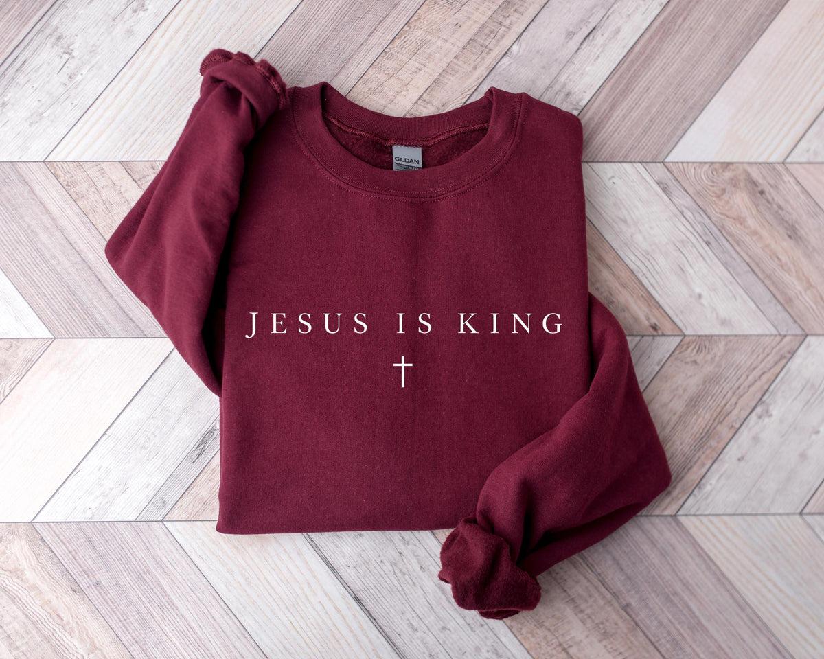 Jesus is King Shirt, Religious Mom Shirt, Christian Shirt, Religious Shirt