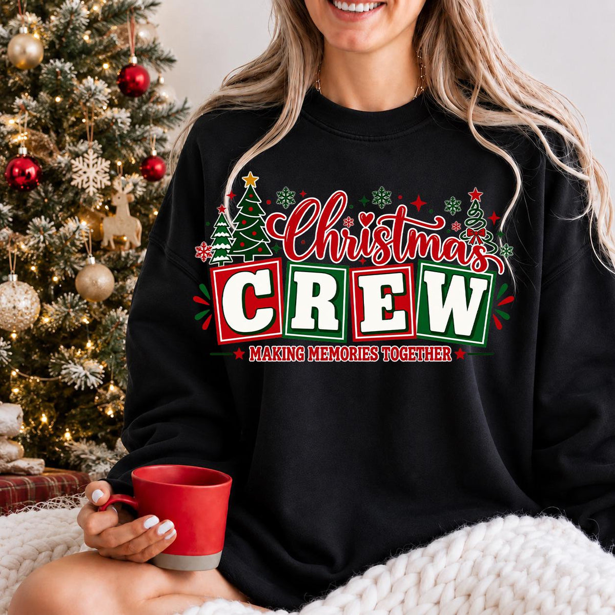 Christmas Crew Shirts, Matching Family Holiday Tee, Family Reunion Shirts