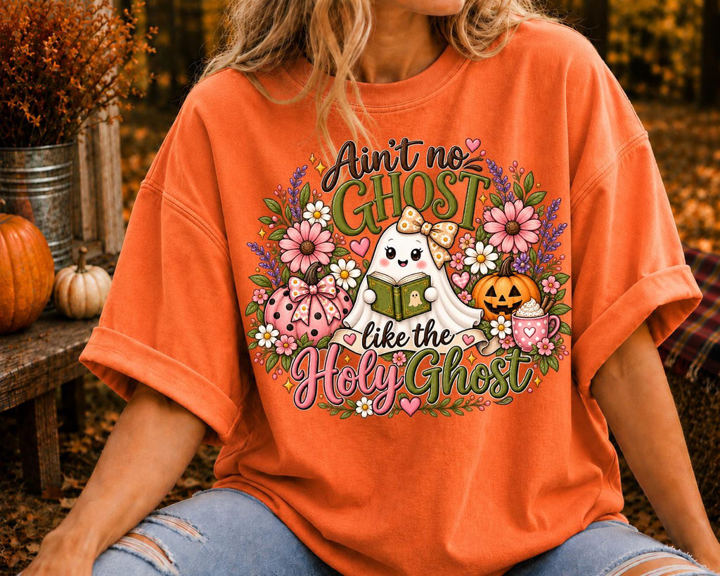 Ain't No Ghost Like the Holy Ghost Shirt, Faith Halloween Tee
