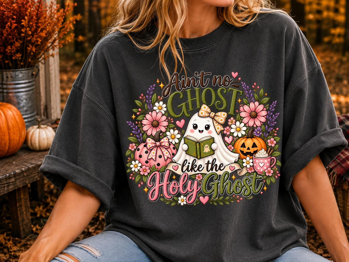 Ain't No Ghost Like the Holy Ghost Shirt, Faith Halloween Tee