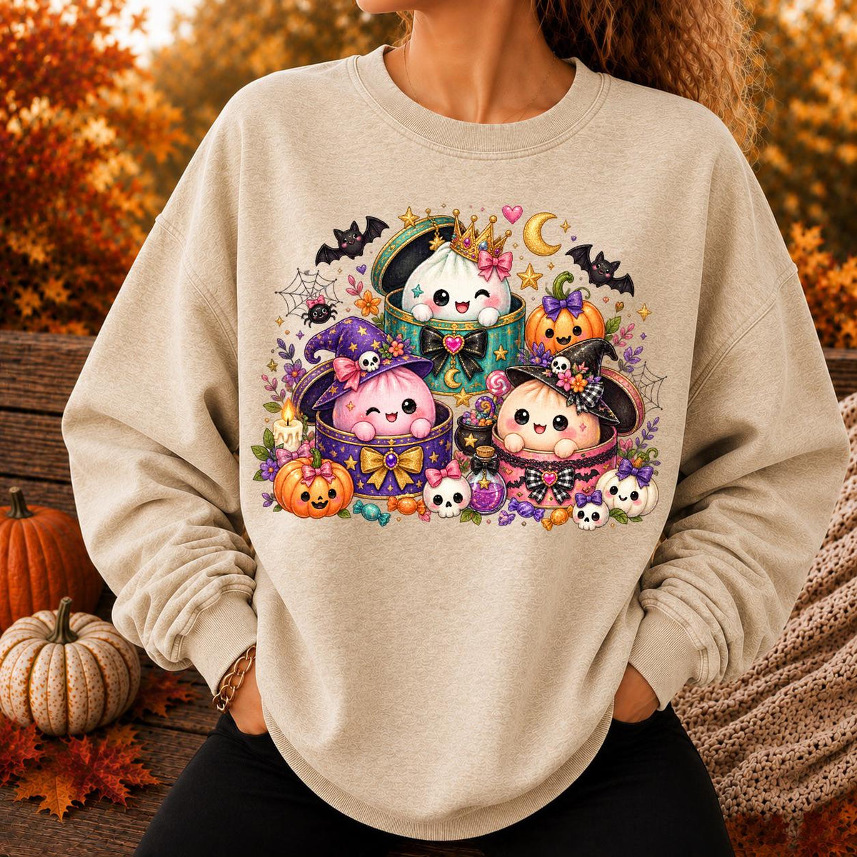 Spooky Dumpling Shirt, Halloween Dumpling Toddler Tee, Spooky Food