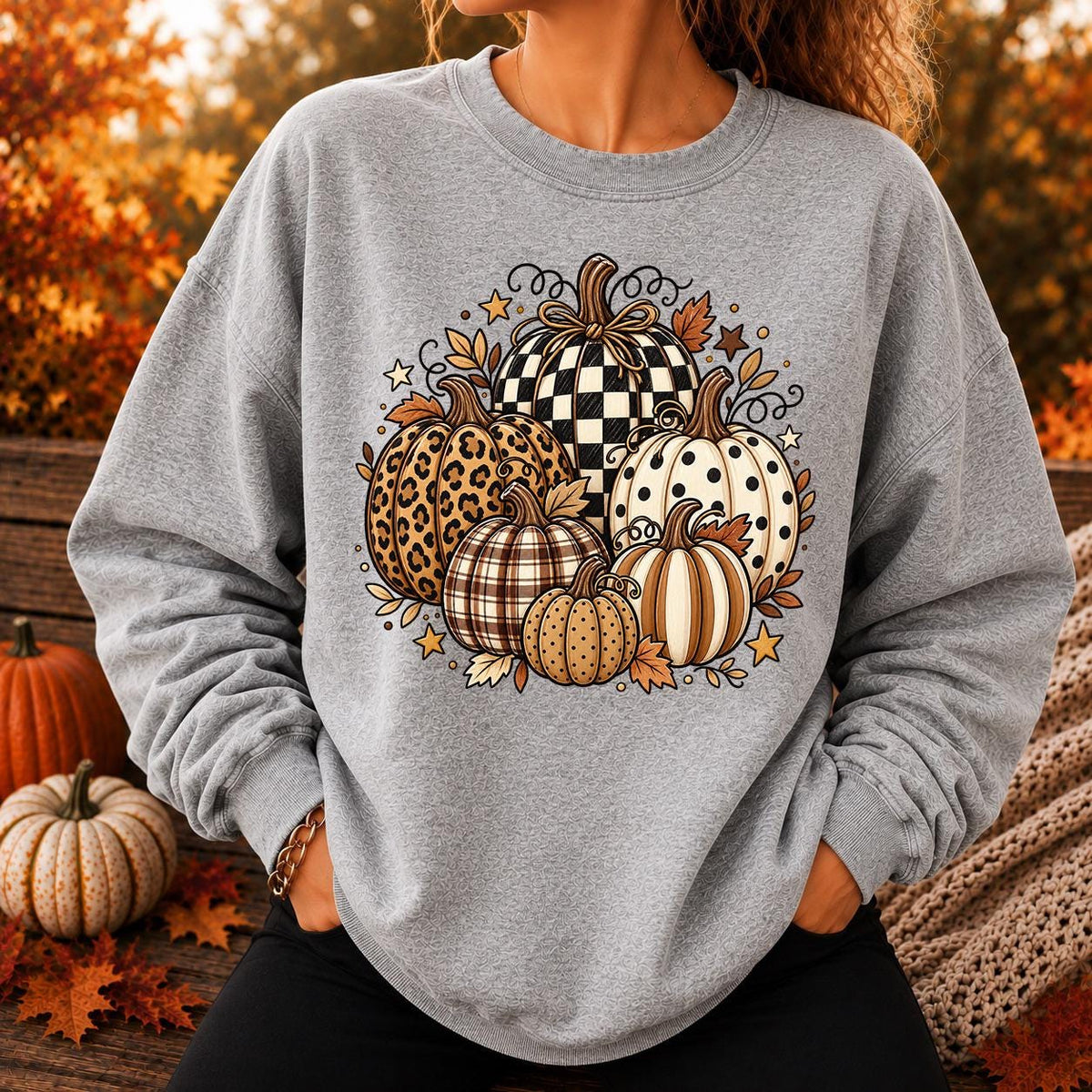 Fall Pumpkin Shirt, Leopard Autumn Fall Shirt, Thanksgiving Tee