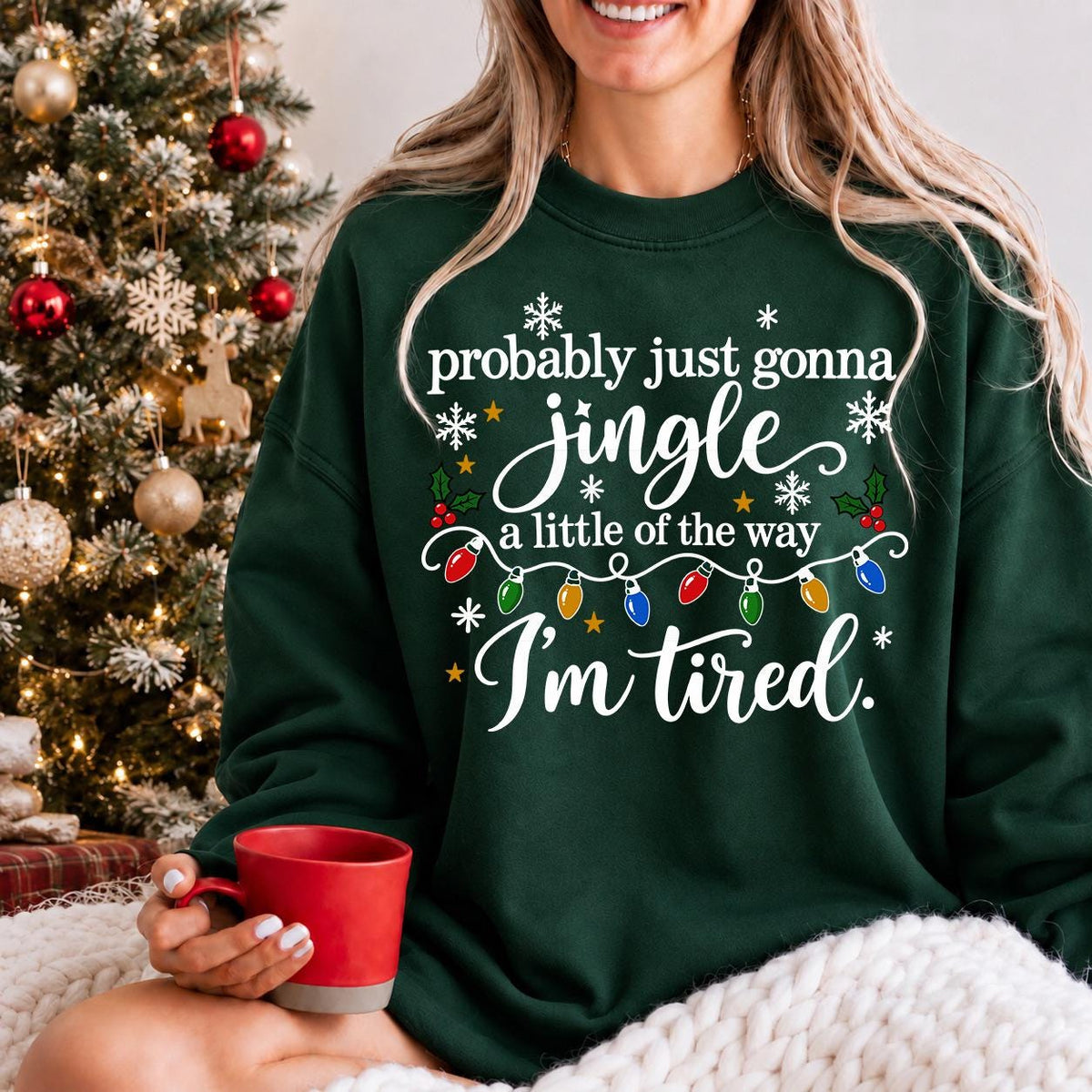 Christmas Jingle Song shirt, Im Tired Sweatshirt, Funny Christmas Shirt