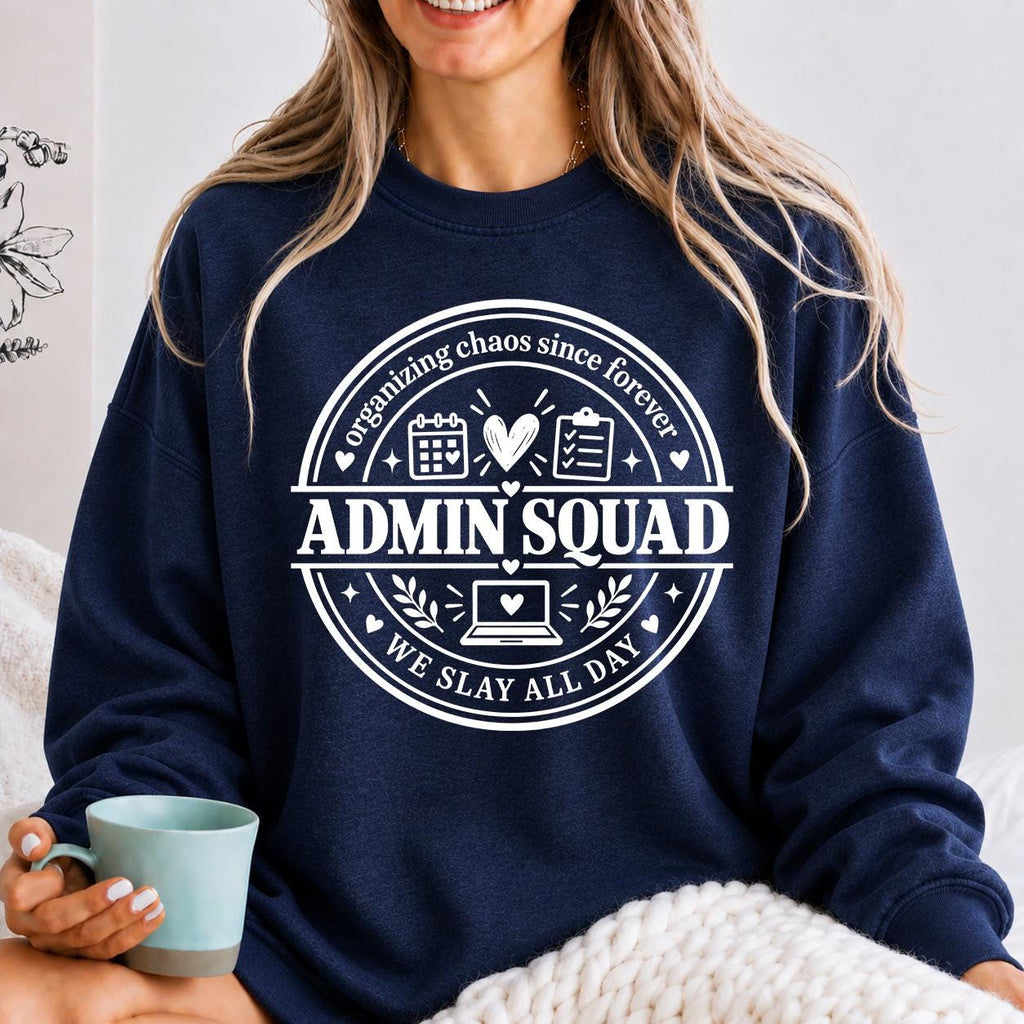 Admin Squad Shirt, Office Squad Shirt, Front Desk Crew Tee