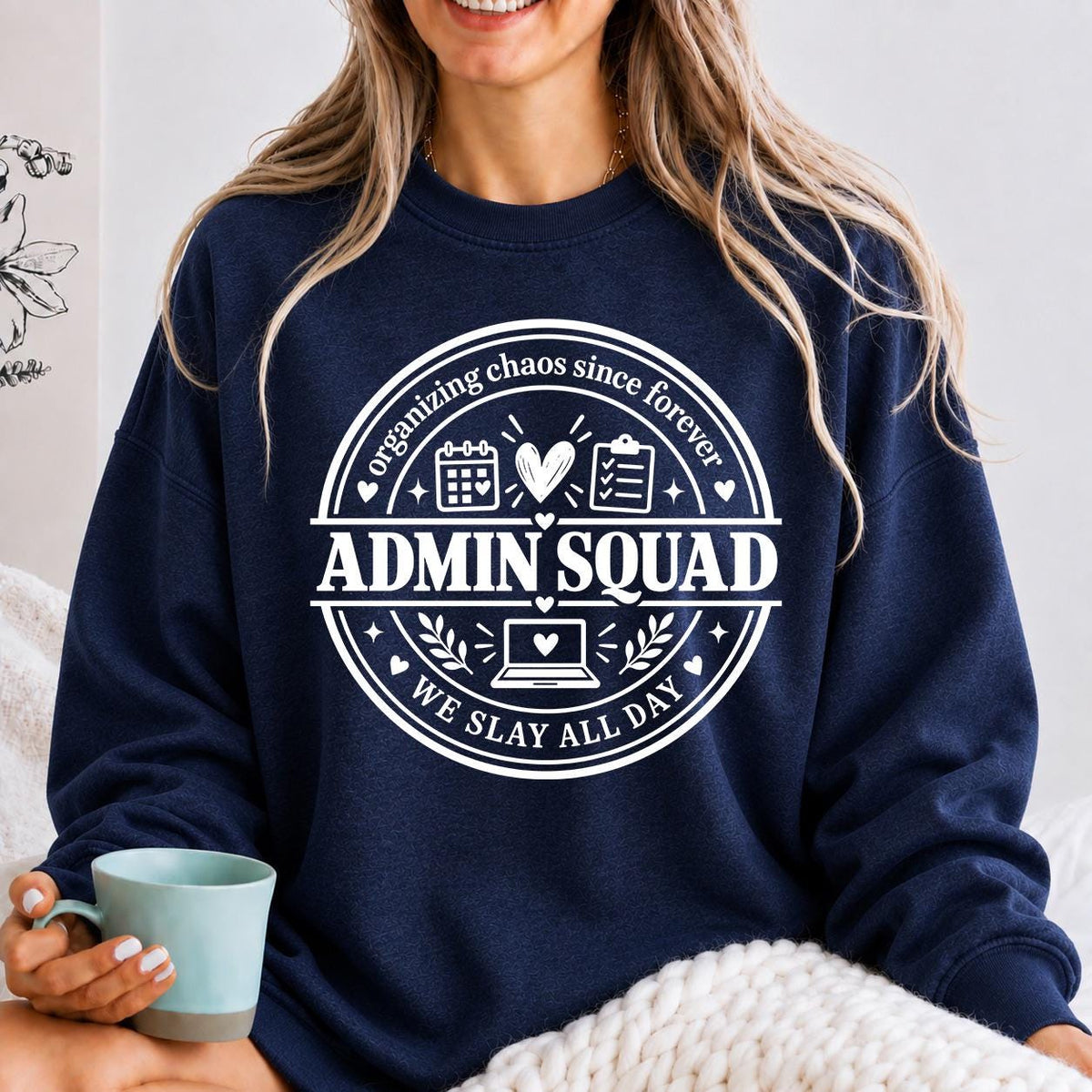 Admin Squad Shirt, Office Squad Shirt, Front Desk Crew Tee