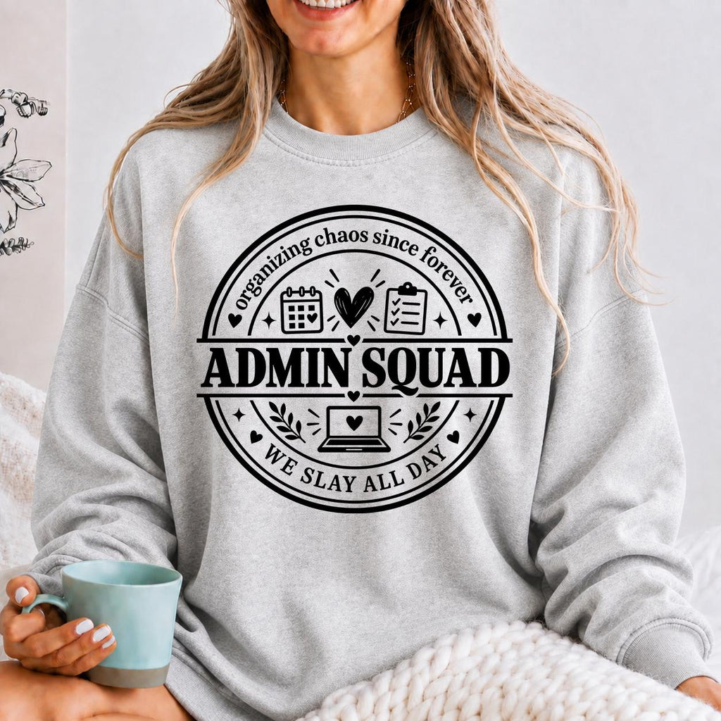 Admin Squad Shirt, Office Squad Shirt, Front Desk Crew Tee