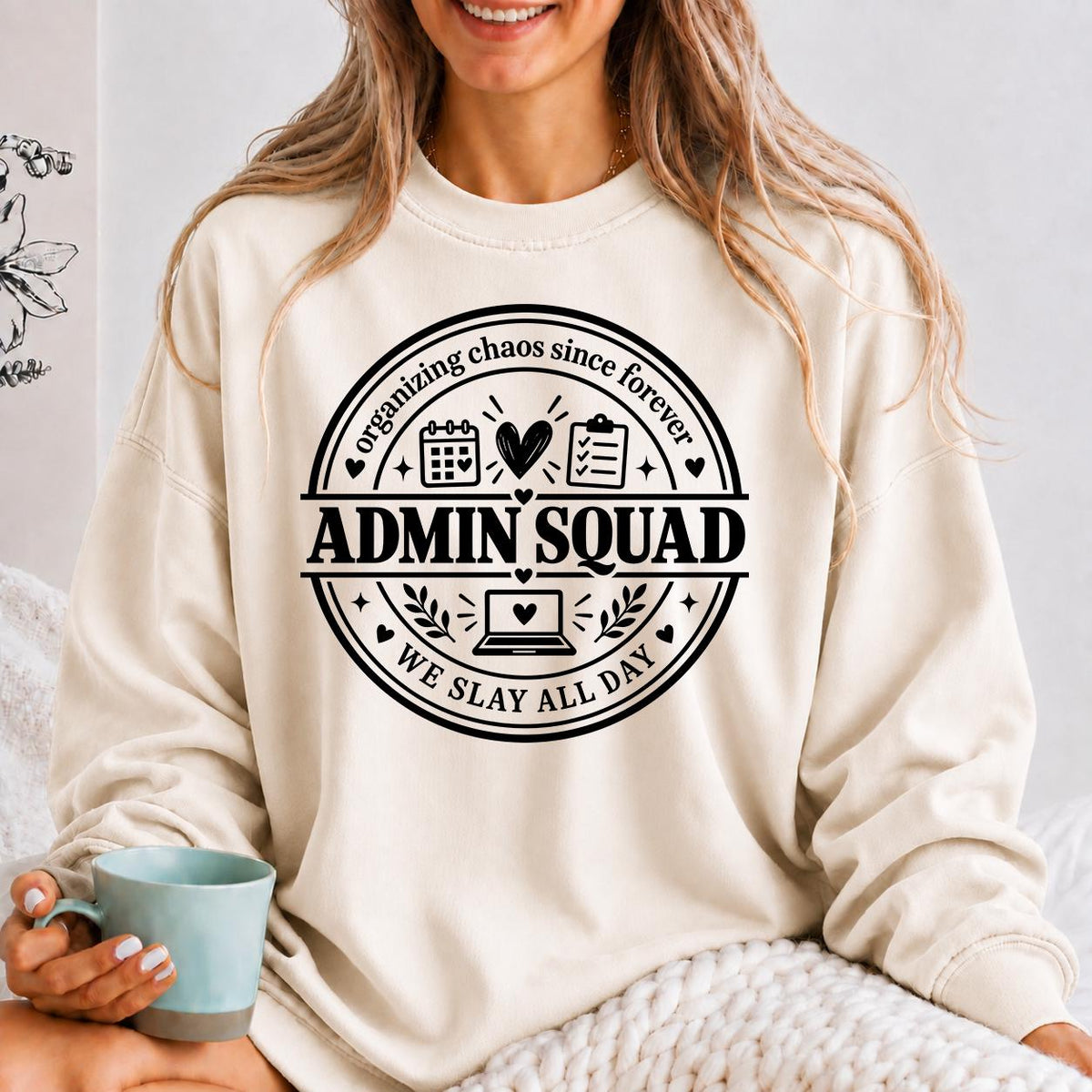 Admin Squad Shirt, Office Squad Shirt, Front Desk Crew Tee