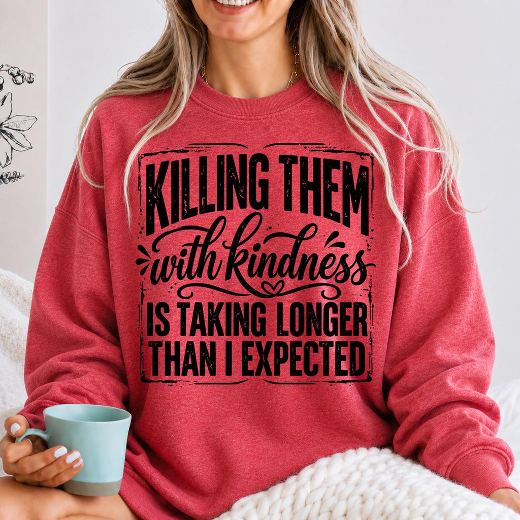 Killing Them With Kindness Shirt, Sarcastic Introvert Shirt