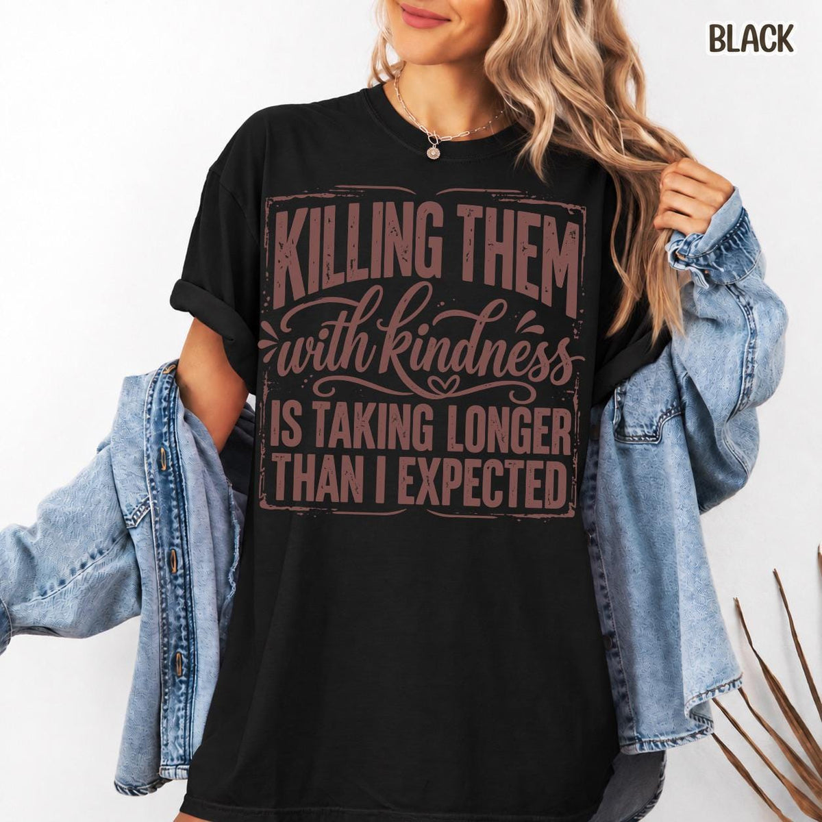 Killing Them With Kindness Shirt, Sarcastic Introvert Shirt