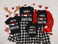 Personalized Family Name Christmas Shirt: Custom Matching Holiday Outfit