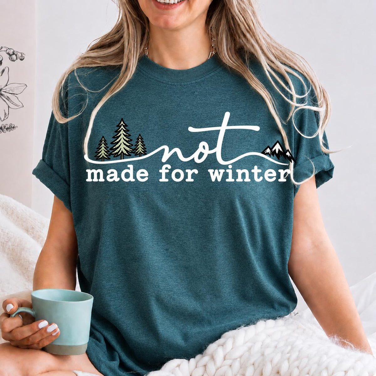 Not Made For Winter Sweatshirt, Cozy Season Crewneck