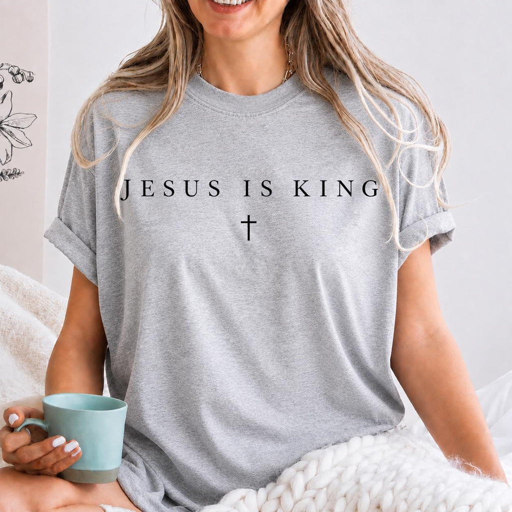 Jesus is King Shirt, Religious Mom Shirt, Christian Shirt, Religious Shirt