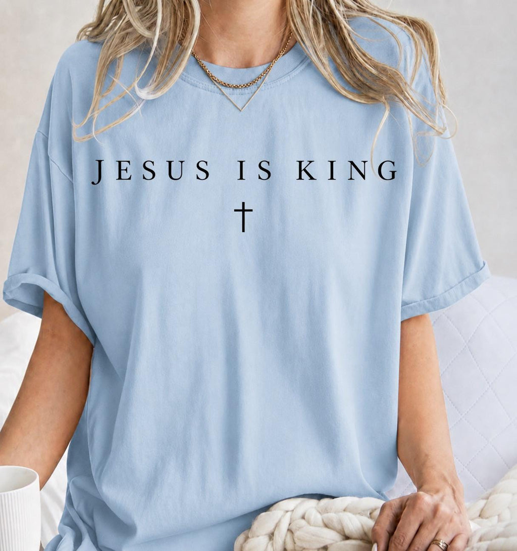 Jesus is King Shirt, Religious Mom Shirt, Christian Shirt, Religious Shirt