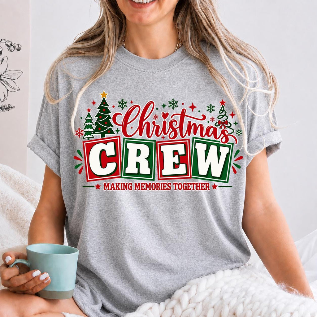 Christmas Crew Shirts, Matching Family Holiday Tee, Family Reunion Shirts