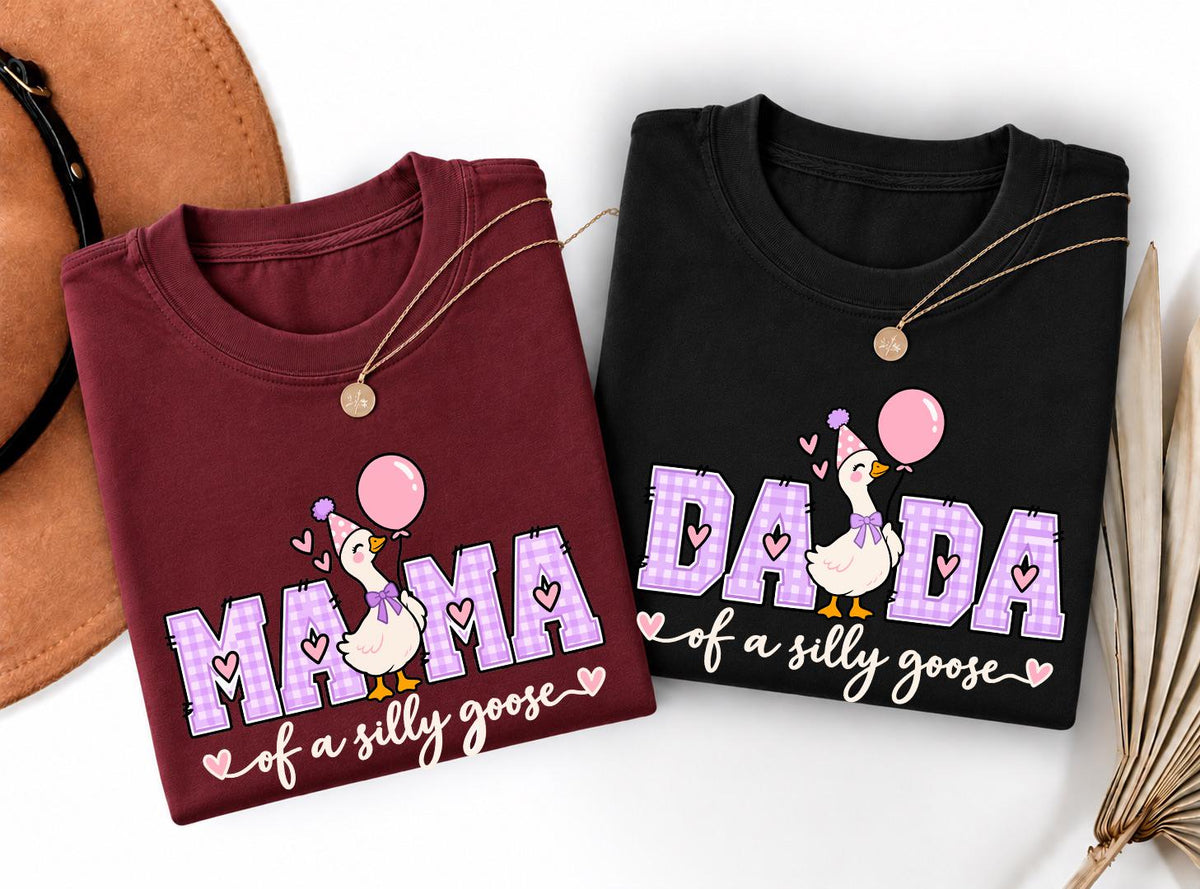 Silly Goose 1st Birthday Family Matching Shirts