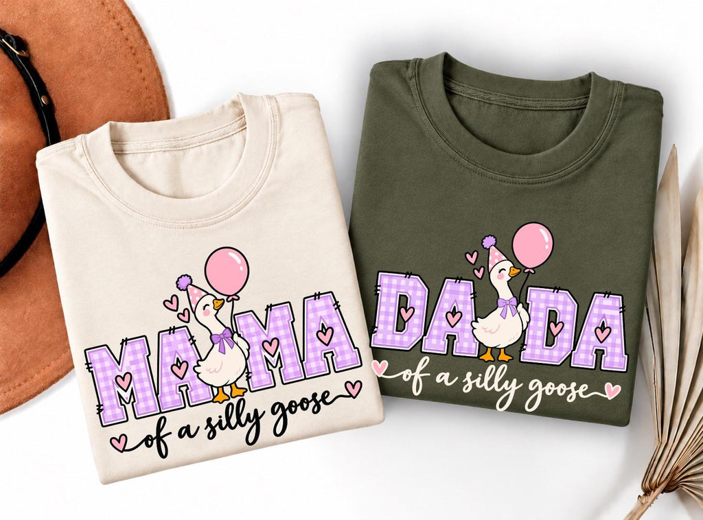 Silly Goose 1st Birthday Family Matching Shirts