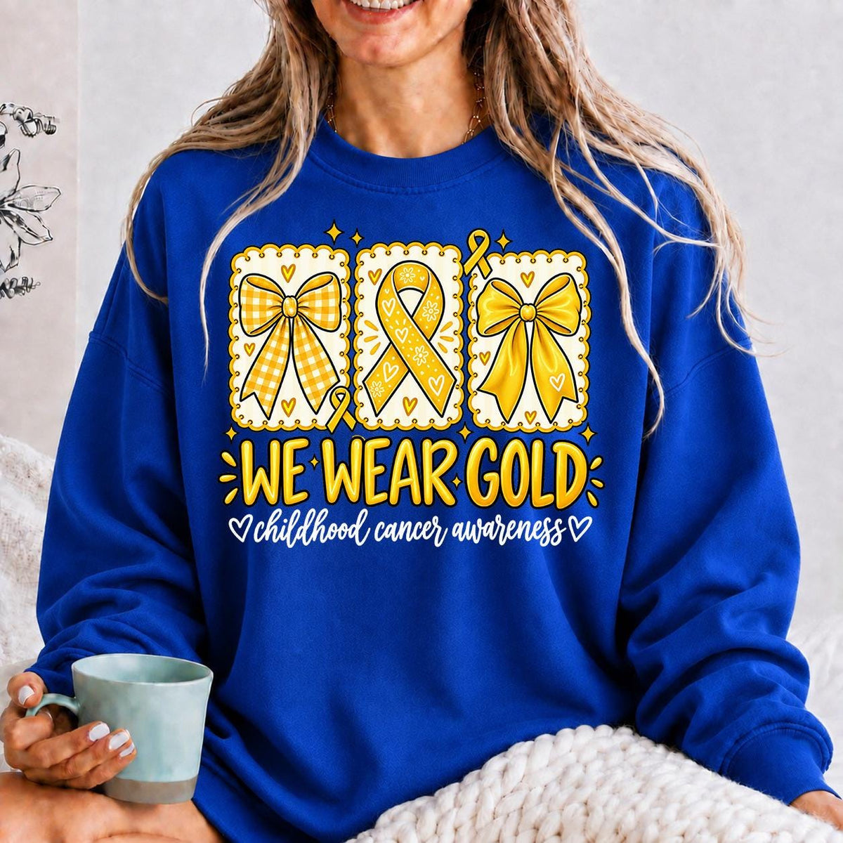 Childhood Cancer Awareness Shirt, We Wear Gold Shirt